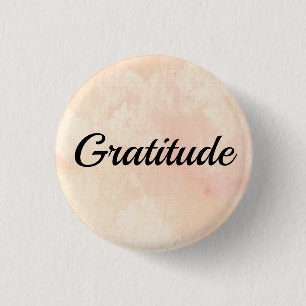 Gratitude 3 Cm Round Badge