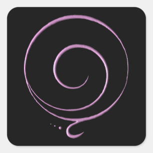 Gratitude 5 square sticker