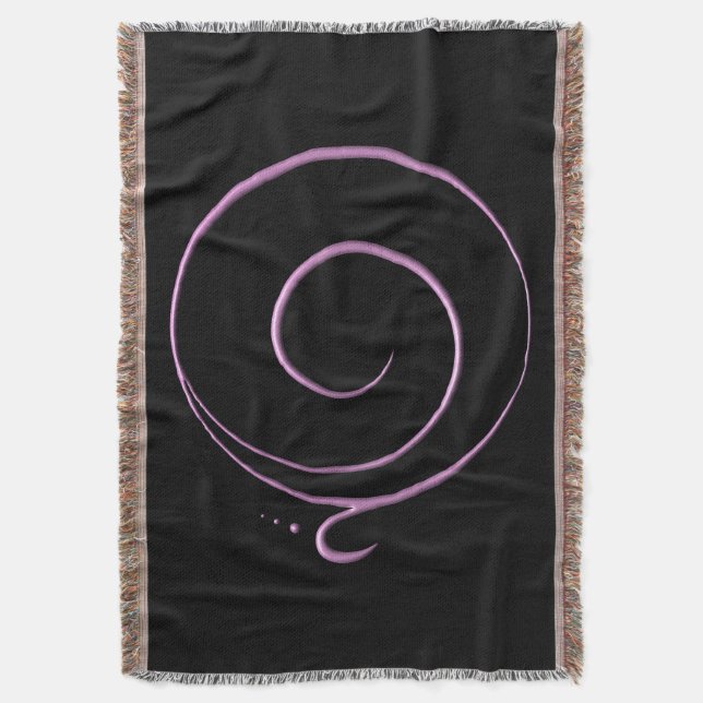 Gratitude 5 throw blanket (Front Vertical)