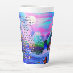 Gratitude Ancestor Poem Latte Mug