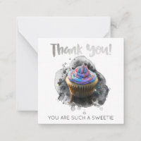 *~ Gratitude AP62 THANK YOU Mini Note Card