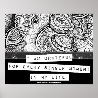 Gratitude Appreciation Thank You Enlightenment Poster