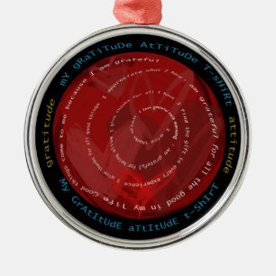 Gratitude Attitude Metal Tree Decoration