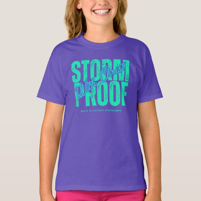 Gratitude Bible Scripture Christian Purple T-Shirt (Front)