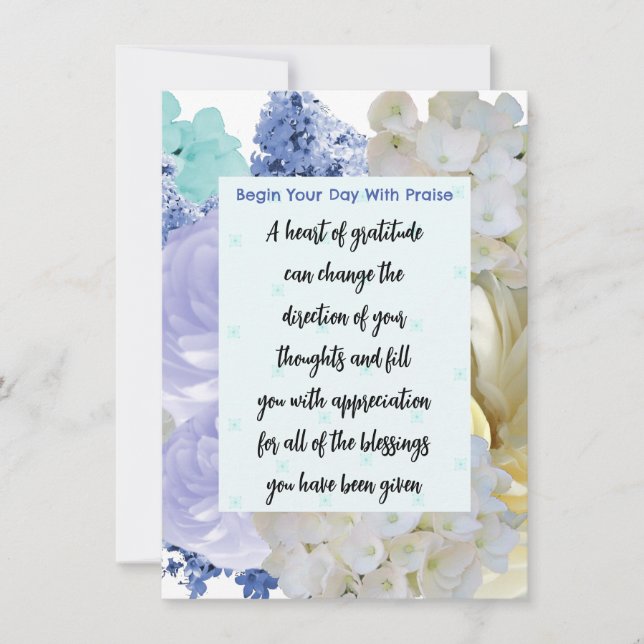 Gratitude Bible Verse Meditation Card (Front)