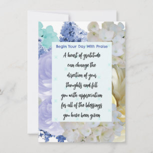 Gratitude Bible Verse Meditation Card