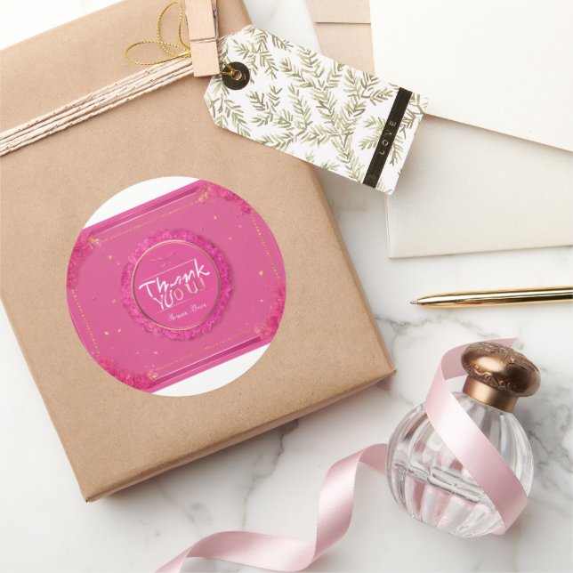 Gratitude Blooms: Watercolor Thank You Stickers (Gifting)