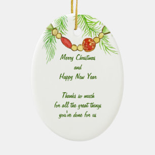 Gratitude Christmas Ornament