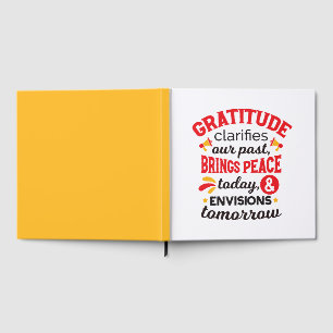 Gratitude Clarifies Our Past – Inspirational Art Guest Book