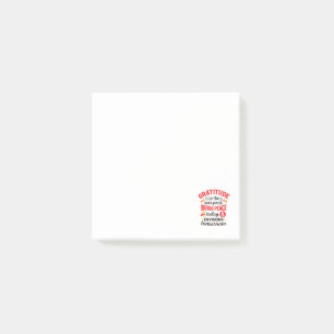 Gratitude Clarifies Our Past – Inspirational Art Post-it Notes
