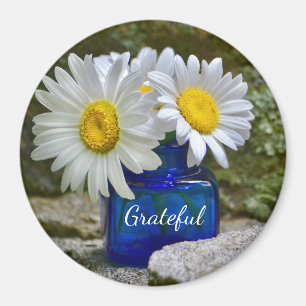 Gratitude Daisy Magnet