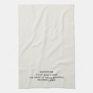Gratitude Definition Kitchen Towel