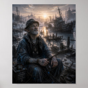 Gratitude / Fisherman / A Quiet Harbour Poster