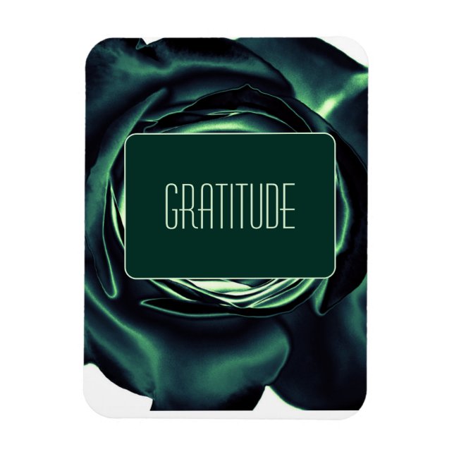 "Gratitude" Flexible Photo Magnet (Vertical)