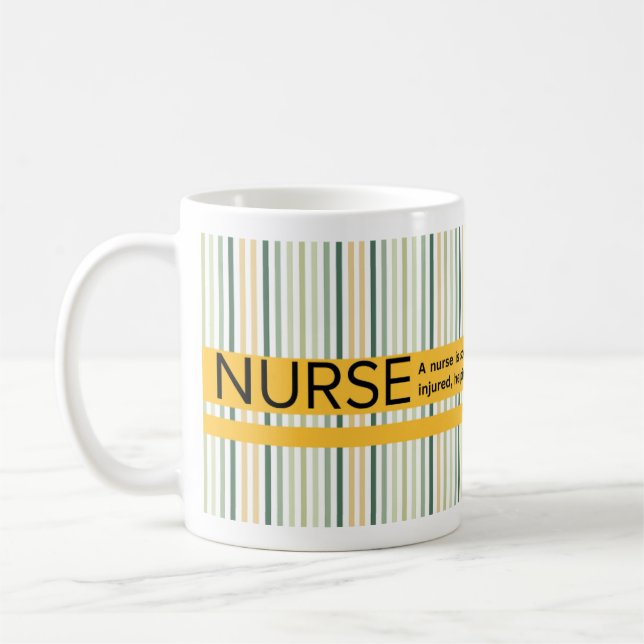 Gratitude for a Nurse Coffee Mug (Left)