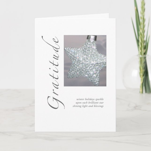 Gratitude Holiday Star (Front)
