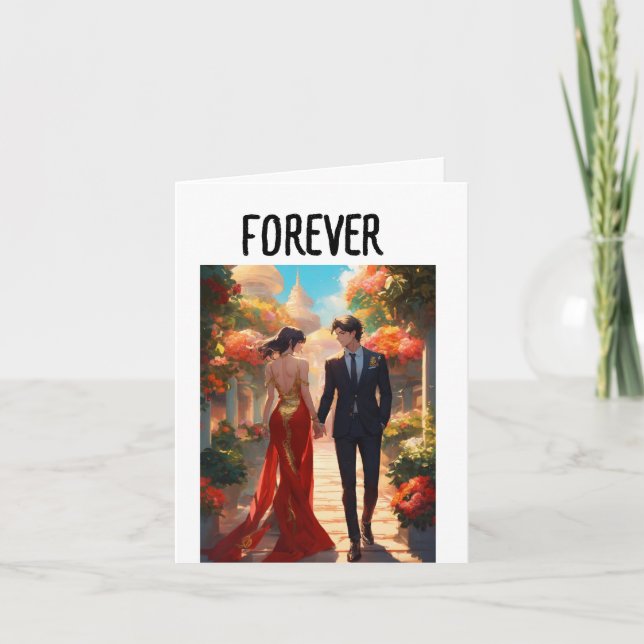 "Gratitude in Every Word: A Heartfelt Thank You" You Card (Front)