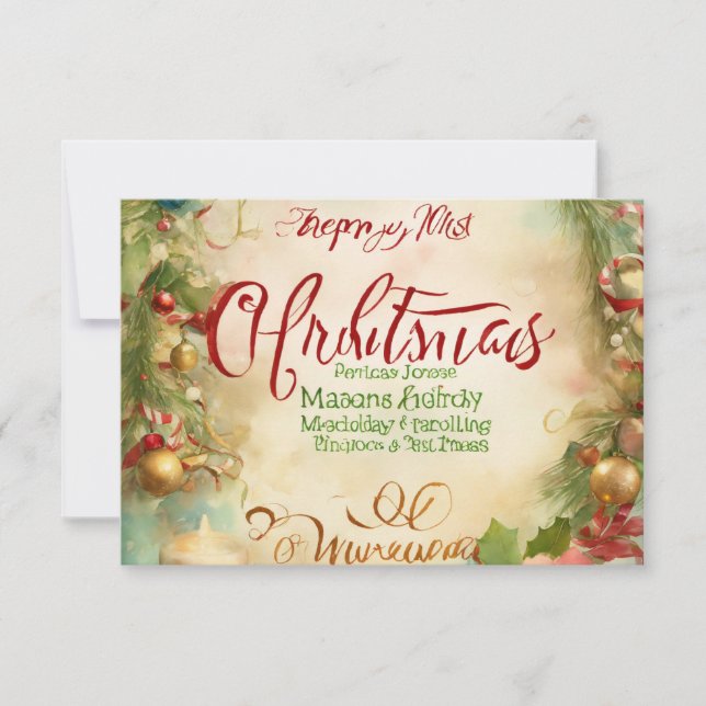 Gratitude in Ink: A Heartfelt Thank You" You Card (Front)