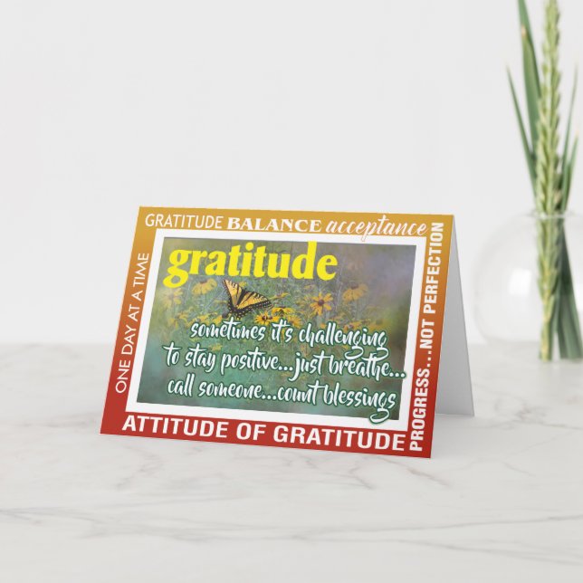 gratitude inspiration card (Front)