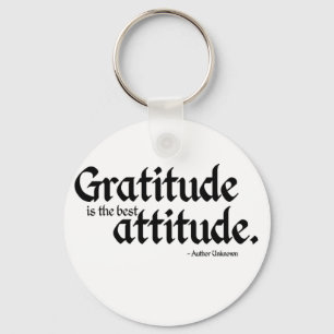 Gratitude is the best Attitude Key Ring