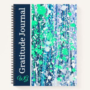 Gratitude Journal Personalised Graffiti Splatter