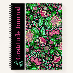 Gratitude Journal Personalised Pink Lady Slipper