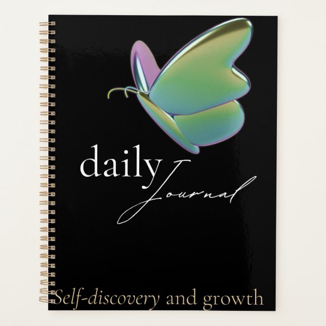 Gratitude journal prompts for self-discovery planner (Front)