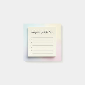 “Gratitude Journal” Sticky Notes