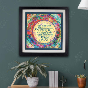 ‘Gratitude Makes us Joyful’ Inspirivity Photo