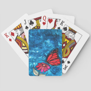Gratitude Monarch Butterfly Playing Cards: By CYn Cards