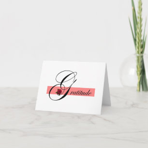 Gratitude Note Card
