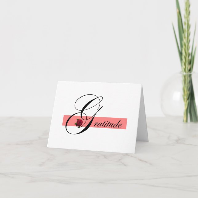 Gratitude Note Card (Front)