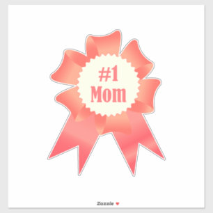 Gratitude Number One Mum winner award ribbon
