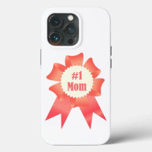 Gratitude Number One Mum winner award ribbon iPhone 13 Pro Case