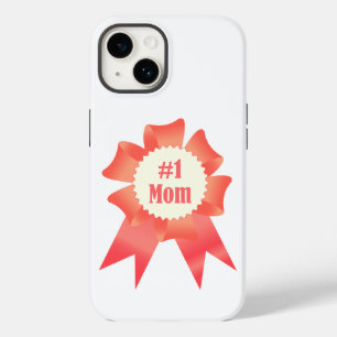 Gratitude Number One Mum winner award ribbon Case-Mate iPhone 14 Case