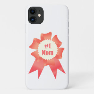 Gratitude Number One Mum winner award ribbon iPhone 11 Case