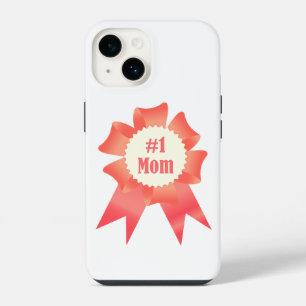 Gratitude Number One Mum winner award ribbon iPhone 14 Case