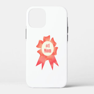 Gratitude Number One Mum winner award ribbon iPhone 12 Mini Case
