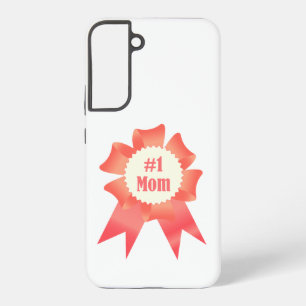 Gratitude Number One Mum winner award ribbon Samsung Galaxy Case