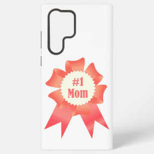 Gratitude Number One Mum winner award ribbon Samsung Galaxy Case