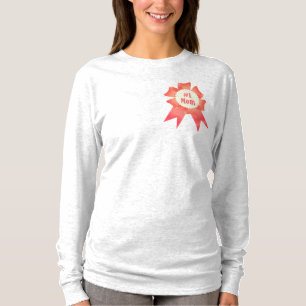 Gratitude Number One Mum winner award ribbon T-Shirt