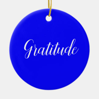 Gratitude ornament