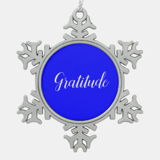 Gratitude ornament