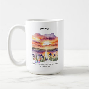 Gratitude Positive Affirmation Card Coffee Mug