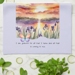 Gratitude Positive Affirmation  Tea Towel