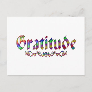 Gratitude Postcard