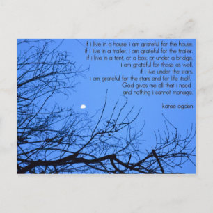 gratitude postcard