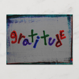"gratitude" postcards