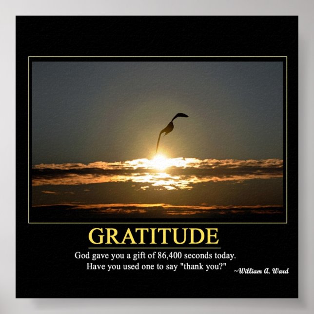 Gratitude Poster (Front)