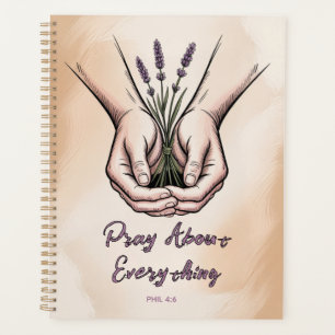 Gratitude & Prayer - Hands & Lavender Planner